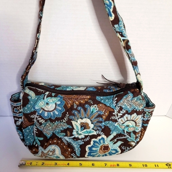 Vera Bradley Handbag Shoulder Bag Java Blue - Picture 10 of 10